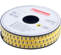 Маркер кабельный 2-4 кв.мм, 8, 500 шт, e.marker.stand.2.4.8 Enext