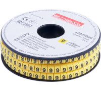 Маркер кабельный 2-4 кв.мм, 9, 500 шт, e.marker.stand.2.4.9 Enext