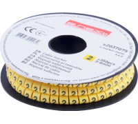 Маркер кабельный 3-6 кв.мм, 2, 350 шт, e.marker.stand.3.6.2 Enext