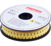 Маркер кабельный 3-6 кв.мм, 6, 350 шт, e.marker.stand.3.6.6 Enext