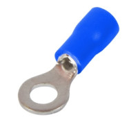Изолированный наконечник 0.5-1.5 кв.мм, синий, 100шт, e.terminal.stand.rv1.1,25.6.blue Enext