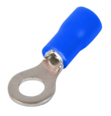 Изолированный наконечник 0.5-1.5 кв.мм, синий, 100шт, e.terminal.stand.rv1.1,25.6.blue Enext