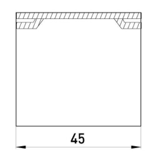 Соединитель для короба 40х25мм, e.trunking.channel.stand.40.25 Enext s15033006