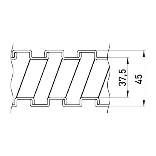 Металлорукав оцинкованный 38мм, сухой (25м), e.met.sleeve.stand.sldx.38 Enext s032025
