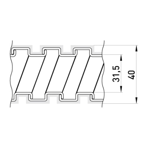 Металлорукав оцинкованный 35мм, изолированный (25м), e.met.sleeve.stand.proof.slfs.32 Enext s032033