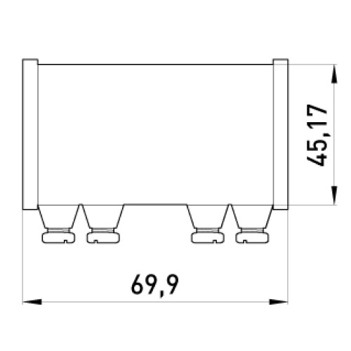 Соединитель металлический на винтах, e.industrial.pipe.connect.screw.1-1/2' Enext i0440005