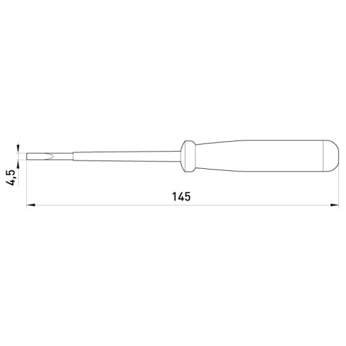 Индикатор 155х4,5 прямой шлиц АС100-500В, e.tool.test03 Enext t001103