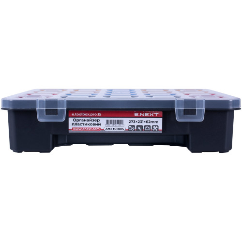 Органайзер пластиковый, 15" 273х231х62мм, e.toolbox.pro.15 Enext t011015