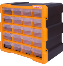Органайзер пластиковый, 20-секционный 267х157х262мм, e.toolbox.pro.18 Enext