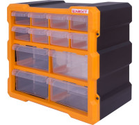 Органайзер пластиковый, 12-секционный 267х157х262мм, e.toolbox.pro.19 Enext