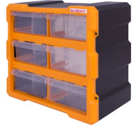 Органайзер пластиковый, 6-секционный 267х157х262мм, e.toolbox.pro.20 Enext