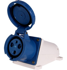 Силовая розетка стационарная 3п., 230В, IP67, 63А, e.socket.pro.3.63 Enext