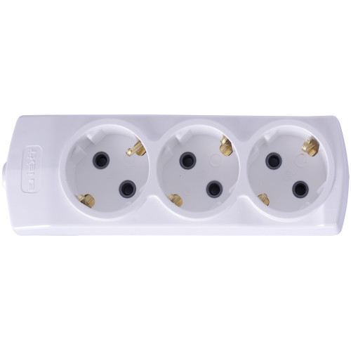 Колодка 3 гнезда, с заземлением, etes.3.z Enext s042102