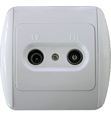 Розетка TV+радио с рамкой, e.install.stand.815TM Enext