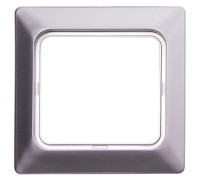 Рамка для влагозащищенной розетки, алюминий, e.lux.12094L.1.fr.wp.aluminium Enext