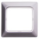 Рамка для влагозащищенной розетки, алюминий, e.lux.12094L.1.fr.wp.aluminium Enext ins0040088
