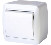 Выключатель одноклавишный для наружного монтажа, IP44, e.aqua.1111.gr Enext