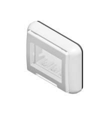 Влагозащищенный корпус IP55 для встроенного монтажа, серия NO CUBO, 3 модуля, цвет снежно-белый AQ31PW