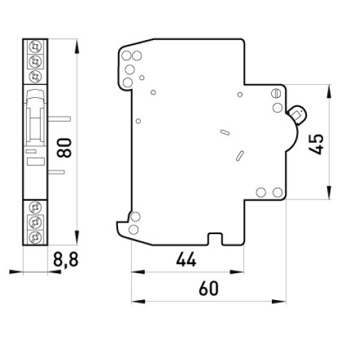 Блок дополнительных контактов, e.industrial.acs.znh.20 Enext i0240001