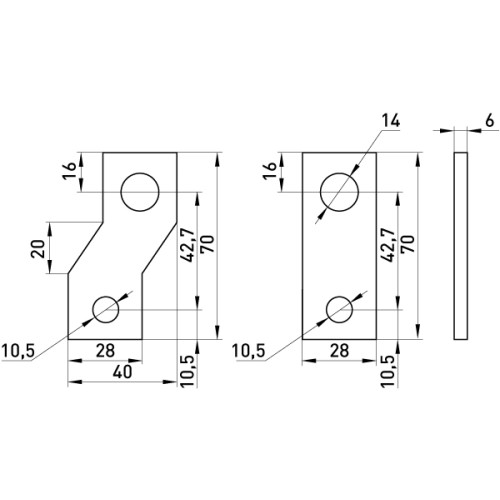 Шина, e.industrial.ukm.400S.busbar Enext i0050004