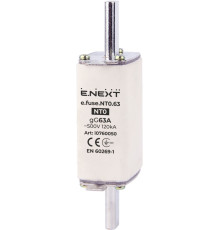 Предохранитель плавкий габарит 0, 63А., e.fuse.NT0.63 Enext