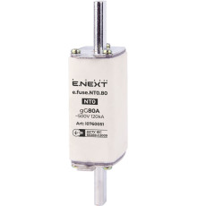 Предохранитель плавкий габарит 0, 80А., e.fuse.NT0.80 Enext