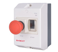 Корпус пластиковый e.mp.pro.box с кнопкой Стоп, IP54 Enext