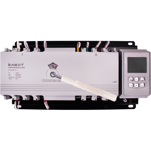 Устройство АВР 4p, 100А, e.industrial.ats.4.100 Enext i088002