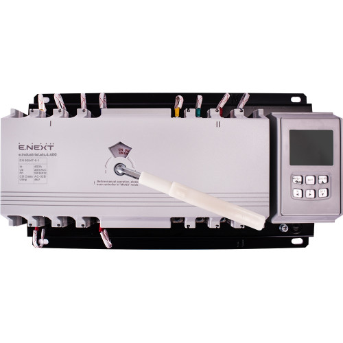 Устройство АВР 4p, 400A, e.industrial.ats.4.400 Enext i088009