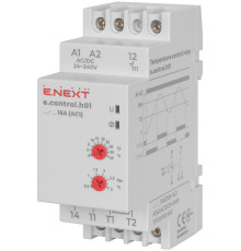Реле контроля температуры 16A, АС/DC 24-240, -5…+40 °С, e.control.h01 Enext