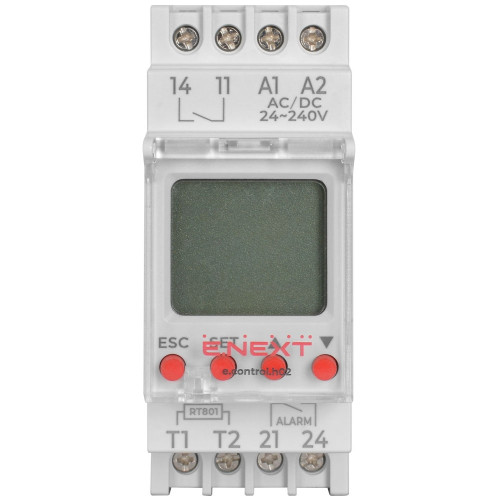 Реле контроля температуры 16A, АС/DC 24-240, -25…+130 °С, e.control.h02 Enext i0310017