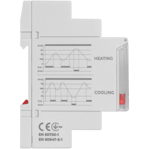 Реле контроля температуры 16A, АС/DC 24-240, -25…+130 °С, e.control.h02 Enext i0310017