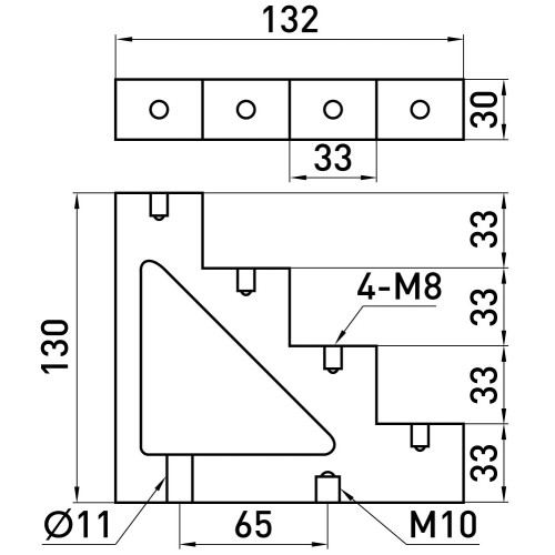 Изолятор ступенчатый 450A, e.step.ct4-30 Enext s054102
