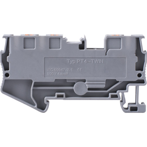 Клеммная колодка наборная на DIN-рейку 3 контакта, e.tc.din.spring.4.1-2 Enext s070009