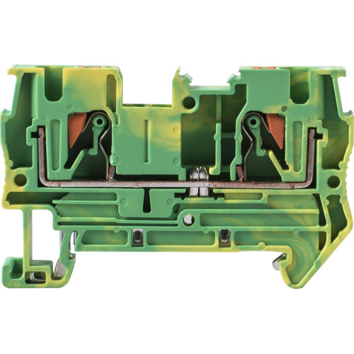 Наборная клеммная колодка заземления на DIN-рейке, e.tc.z.din.spring.4 Enext s070014