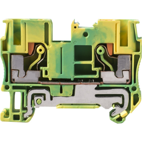 Наборная клеммная колодка заземления на DIN-рейке, e.tc.z.din.spring.6 Enext s070015