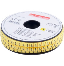 Маркер кабельный 2-4 кв.мм, 1, 500 шт, e.marker.stand.2.4.1 Enext