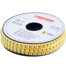 Маркер кабельный 2-4 кв.мм, 3, 500 шт, e.marker.stand.2.4.3 Enext
