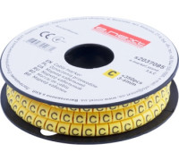 Маркер кабельный 3-6 кв.мм, C, 350 шт, e.marker.stand.3.6.C Enext