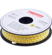 Маркер кабельный 3-6 кв.мм, C, 350 шт, e.marker.stand.3.6.C Enext