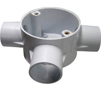 Коробка соединительная трубная, 3 ввода, d25мм, e.pipe.3.db.stand.25 Enext