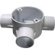 Коробка соединительная трубная, 3 ввода, d25мм, e.pipe.3.db.stand.25 Enext s7035003