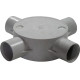 Коробка соединительная трубная, 4 ввода, d20мм, e.pipe.4.db.stand.20 Enext s7035005