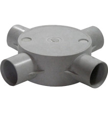 Коробка соединительная трубная, 4 ввода, d25мм, e.pipe.4.db.stand.25 Enext