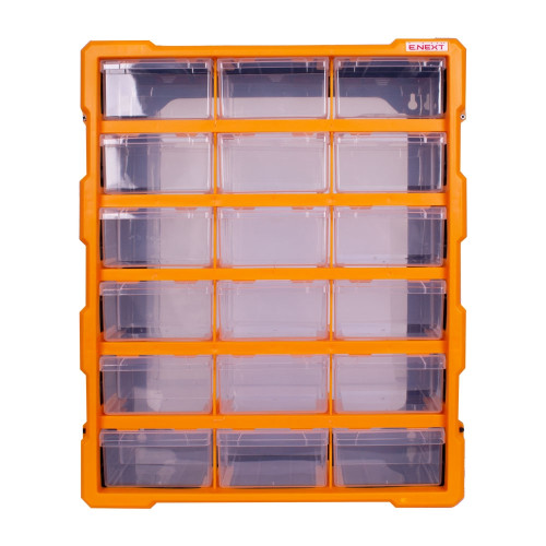 Органайзер пластиковый, 24" 18-секционный 381х157х475мм, e.toolbox.pro.24 Enext t011024