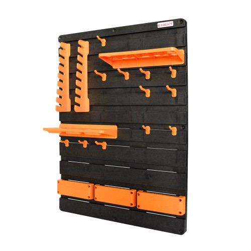 Органайзер для инструментов настенный,e.toolbox.pro.26, 35 элементов 825х210х585мм, Enext t011026