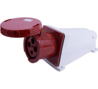 Силовая розетка стационарная 4п., 400В, IP67, 125А, e.socket.144.125.67 Enext