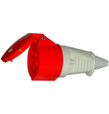Силовая розетка переносная 3Р+N+PE, 250/400В, 16А, IP44, Tarel