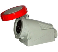 Силовая розетка стационарная 3Р+N+Z, 400В, 32А, IP67, Tarel