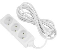 Удлинитель 3 гнезда, 3м, без заземлением, e.es.3.3 Enext